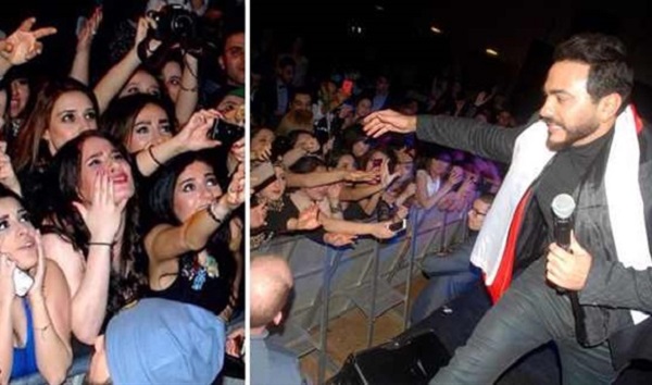 تامر حسني يقضي عيد الحب مع جمهوره في العاصمة السويدية استوكهولم تامر حسني يقضي عيد الحب مع جمهوره في العاصمة السويدية استوكهولم